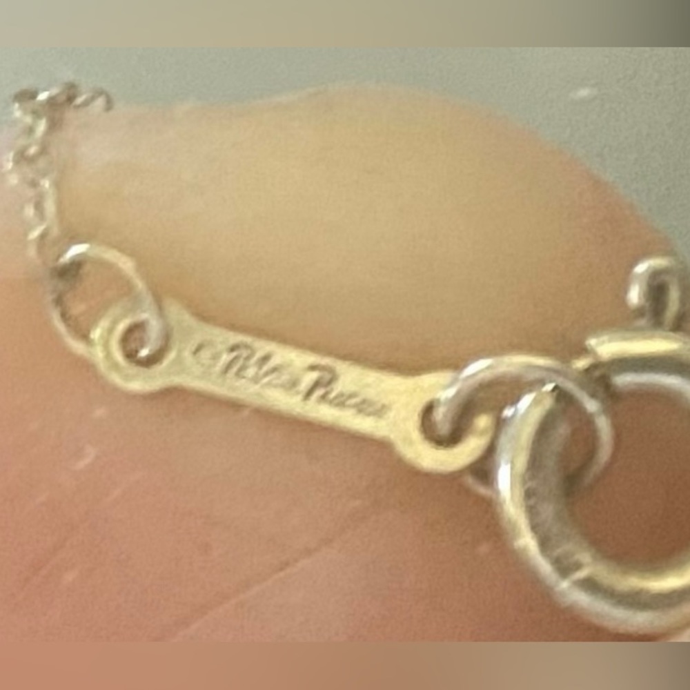 LIKE NEW! Tiffany & Co. Paloma Picasso Olive Leaf Heart Sterling Silver Necklace - Picture 10 of 10